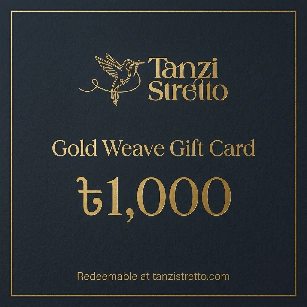 Gold Weave Gift Card